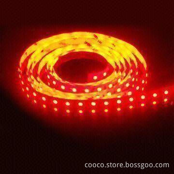 RGB Flexible Strip Light with 12 or 24V DC Voltage and 120 Degrees Wide Angle Illumination